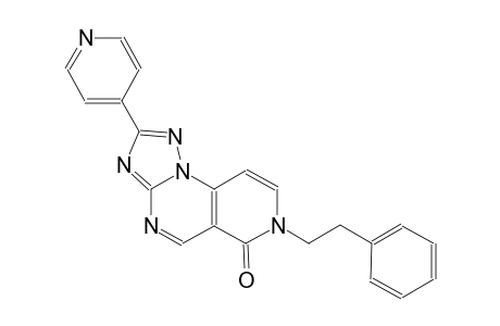 pyrido[3,4-e][1,2,4]triazolo[1,5-a]pyrimidin-6(7H)-one, 7-(2-phenylethyl)-2-(4-pyridinyl)-