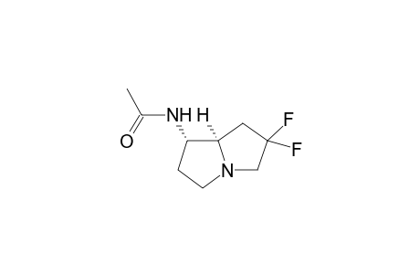 N-[(1S,8R)-6,6-difluoro-1,2,3,5,7,8-hexahydropyrrolizin-1-yl]acetamide