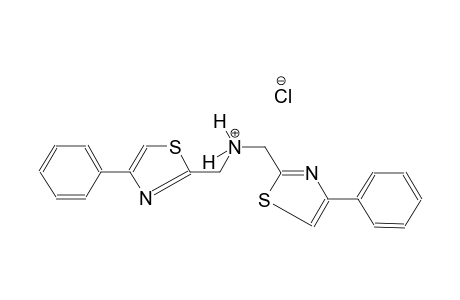 (4-phenyl-1,3-thiazol-2-yl)-N-[(4-phenyl-1,3-thiazol-2-yl)methyl]methanaminium chloride
