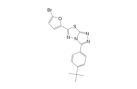 6-(5-bromo-2-furyl)-3-(4-tert-butylphenyl)[1,2,4]triazolo[3,4-b][1,3,4]thiadiazole