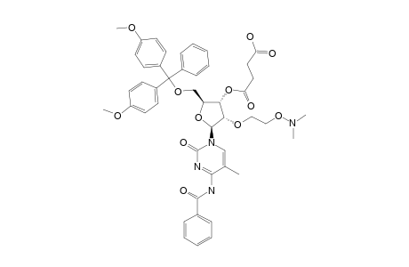 N(4)-BENZOYL-5'-O-(4,4'-DIMETHOXYTRITYL)-2'-O-[2-[(N,N-DIMETHYLAMINO)-OXY]-ETHYL]-5-METHYL-CYTIDINE-3'-O-SUCCINATE