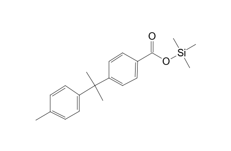 4-[1-Methyl-1-(4-methylphenyl)ethyl]benzoic acid, tms derivative