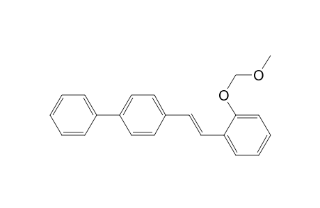 1,1'-Biphenyl, 4-[2-[2-(methoxymethoxy)phenyl]ethenyl]-, (E)-
