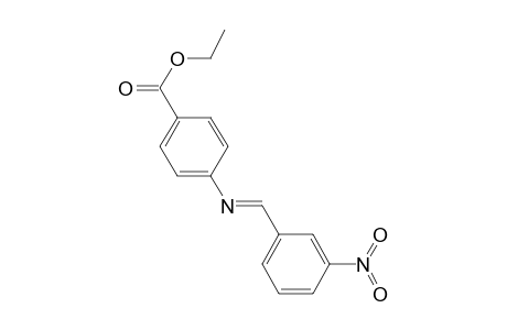 Ethyl 4-([(E)-(3-nitrophenyl)methylidene]amino)benzoate