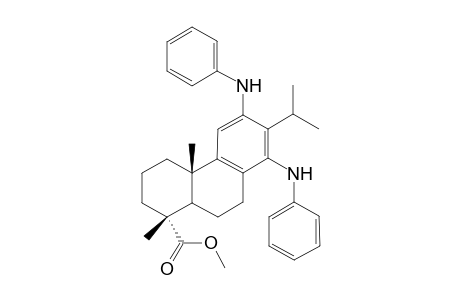 Methyl 12,14-bis[phenylamino]-dehydroabietate