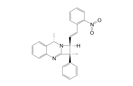 (1R*,2R*,8S*)-1,2-cis-1,8-trans-2,8-Dimethyl-1-[(E)-2-(2-nitrophenyl)ethenyl]-2-phenyl-1,2-dihydroazeto[2,1-b]quinazoline