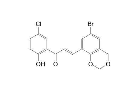 (2E)-3-(6-bromo-4H-1,3-benzodioxin-8-yl)-1-(5-chloro-2-hydroxyphenyl)-2-propen-1-one