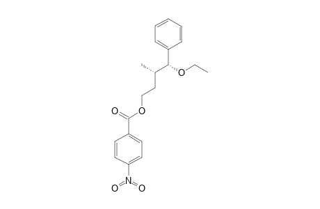 (3S*,4R*)-4-ETHOXY-3-METHYL-4-PHENYLBUTYL-4-NITROBENZOATE