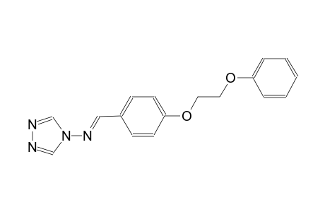N-{(E)-[4-(2-phenoxyethoxy)phenyl]methylidene}-4H-1,2,4-triazol-4-amine