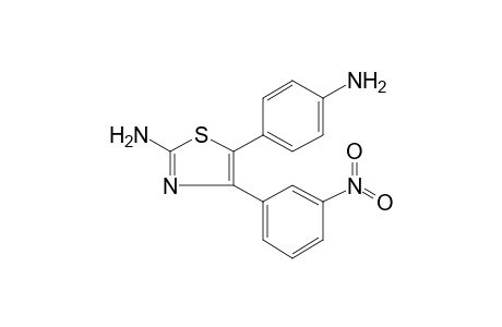 5-(4-Aminophenyl)-4-(3-nitrophenyl)-1,3-thiazol-2-amine