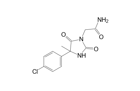 4-(p-chlorophenyl)-2,5-dioxo-4-methyl-1-imidazolidineacetamide