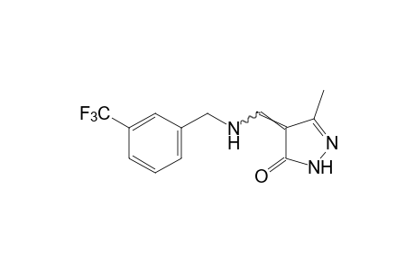 3-methyl-4-{{[m-(trifluoromethyl)benzyl]amino}methylene}-2-pyrazolin-5-one