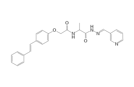 1-[(3'-Pyridyl)imino]aminocarbonyl}- 1-[4'-stilbenyloxymethyl)aminocarbonyl]ethane