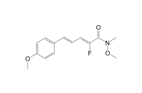 [(2Z),(4E)]-2-FLUORO-N-METHOXY-N-METHYL-5-(4-METHOXYPHENYL)-PENTA-2,4-DIENAMIDE