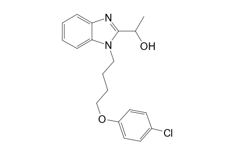 1-{1-[4-(4-chlorophenoxy)butyl]-1H-1,3-benzodiazol-2-yl}ethan-1-ol