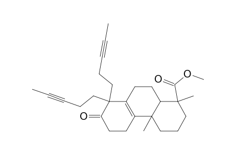 Methyl 1,4a-Dimethyl-1,2,3,4,4a,5,6,8,9,10-decahydro-7-oxo-8,8-di(3-pentynyl)-7H-1-phenanthrenecarboxylate