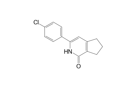3-(p-Chlorophenyl)-2,5,6,7-tetrahydro-1H-cyclopenta[c]pyridin-1-one