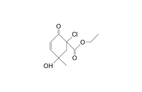 1-Chloro-5-hydroxy-5-methyl-2-oxo-3-cyclohexene-