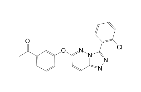 ethanone, 1-[3-[[3-(2-chlorophenyl)[1,2,4]triazolo[4,3-b]pyridazin-6-yl]oxy]phenyl]-