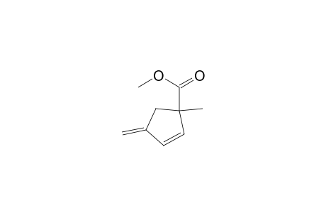 2-Cyclopentene-1-carboxylic acid, 1-methyl-4-methylene-, methyl ester