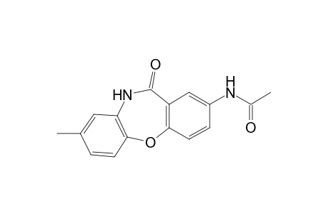 Acetamide, N-(10,11-dihydro-8-methyl-11-oxodibenzo[b,f][1,4]oxazepin-2-yl)-