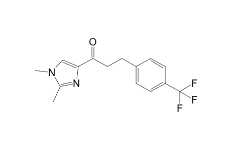 1-(1,2-Dimethyl-1H-imidazol-4-yl)-3-(4-(trifluoromethyl)phenyl)-1-propanone
