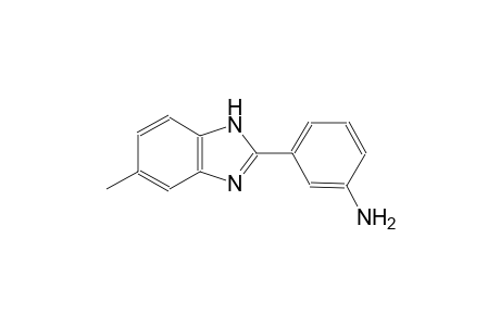 3-(5-methyl-1H-benzimidazol-2-yl)aniline