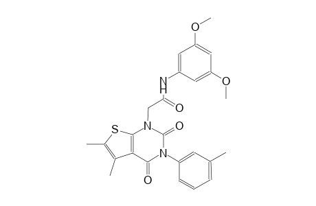 N-(3,5-dimethoxyphenyl)-2-(5,6-dimethyl-3-(3-methylphenyl)-2,4-dioxo-3,4-dihydrothieno[2,3-d]pyrimidin-1(2H)-yl)acetamide