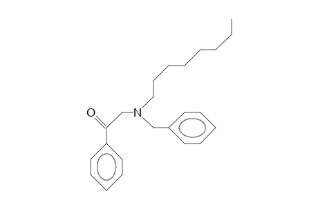 A-(N-Benzyl-N-octyl-amino)-acetophenone