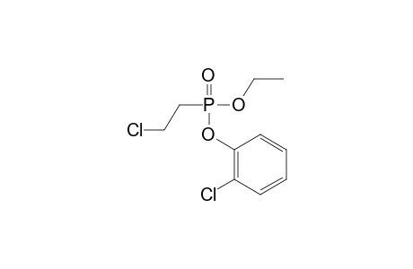 1-Chloranyl-2-[2-chloroethyl(ethoxy)phosphoryl]oxy-benzene