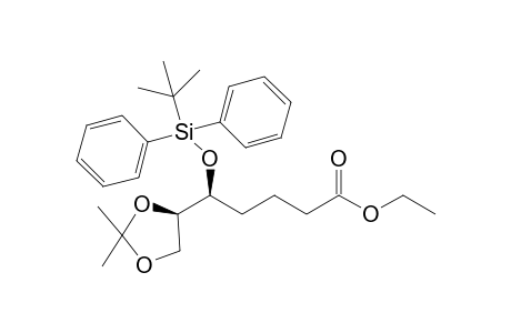 Ethyl (5S,6R)-5-tert-Butyldiphenylsiloxy-6,7-O-isopropylideneheptanoate