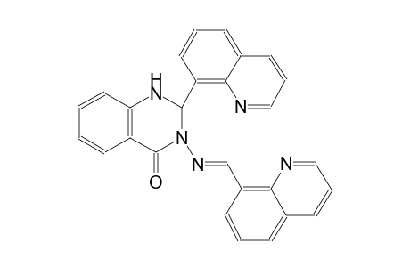 2-(8-quinolinyl)-3-{[(E)-8-quinolinylmethylidene]amino}-2,3-dihydro-4(1H)-quinazolinone