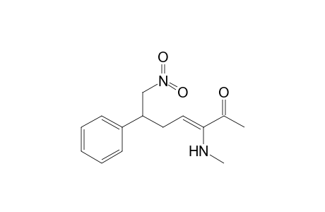 3-(N-Methylamino)-7-nitro-6-phenylhept-3-en-2-one