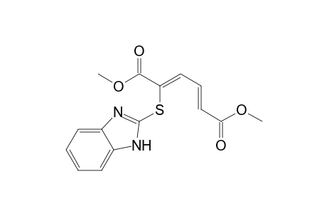 2,4-Hexadienedioic acid, 2-(1H-benzimidazol-2-ylthio)-, dimethyl ester, (Z,E)-