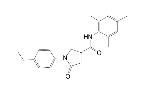 1-(4-ethylphenyl)-N-mesityl-5-oxo-3-pyrrolidinecarboxamide