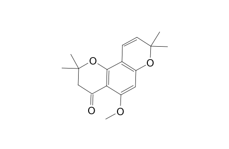 5-Methoxy-2,2,8,8-tetramethyl-3H-pyrano[2,3-h]chromen-4-one