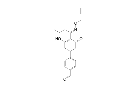 Benzaldehyde, 4-[3-hydroxy-5-oxo-4-[1-[(2-propynyloxy)imino]butyl]-3-cyclohexen-1-yl]-