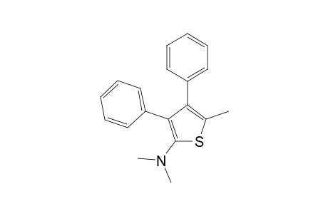 2-Thiophenamine, N,N,5-trimethyl-3,4-diphenyl-