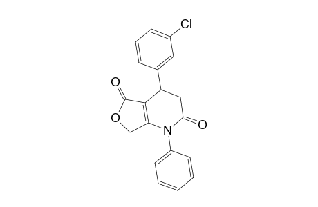 Furo[3,4-b]pyridine-2,5(1H,3H)-dione, 4-(3-chlorophenyl)-4,7-dihydro-1-phenyl-