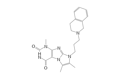 1H-imidazo[2,1-f]purine-2,4(3H,8H)-dione, 8-[3-(3,4-dihydro-2(1H)-isoquinolinyl)propyl]-1,6,7-trimethyl-