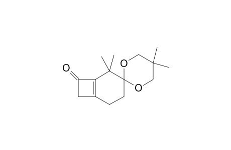 Spiro[6,6-dimethylcyclohexenocyclobuten-1-one-5-2'-5',5'-dimethyl-[1,3]dioxine]