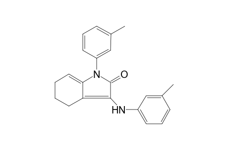 1-(3-Methylphenyl)-3-[(3-methylphenyl)amino]-5,6-dihydro-4H-indol-2-one