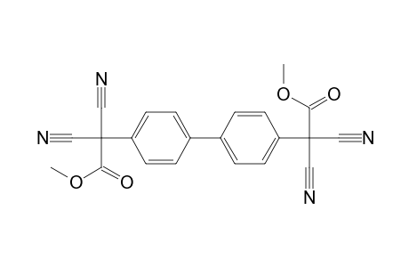 [1,1'-Biphenyl]-4,4'-diacetic acid, .alpha.,.alpha.,.alpha.',.alpha.'-tetracyano-, dimethyl ester