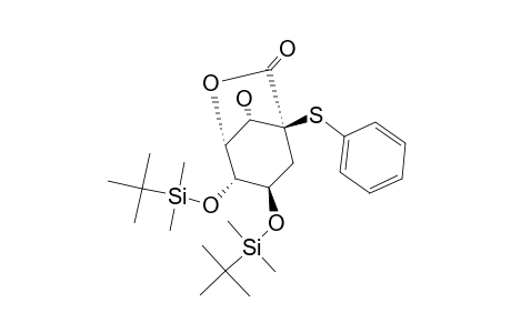 (1S,3R,4R,5R,8S)-3,4-Bis((tert-butyl)dimethylsilyloxy]-8-hydroxy-1-(phenylthio)-6-oxabicyclo[3.2.1]-octan-7-one