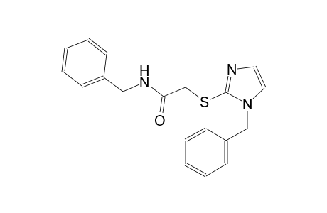 N-benzyl-2-[(1-benzyl-1H-imidazol-2-yl)sulfanyl]acetamide