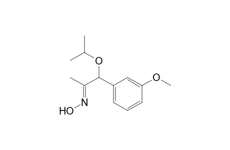 1-isopropoxy-1-(3-methoxyphenyl)acetone-oxime