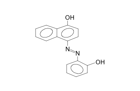 1-(ORTHO-HYDROXYPHENYLAZO)NAPHTHOL-4