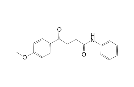4-(4-Methoxyphenyl)-4-oxidanylidene-N-phenyl-butanamide