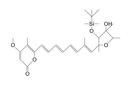 4-Methoxy-5-methyl-6-([1E,3E,5E,7E]-7-methyl-8-[tetrahydro-4-hydroxy-3-tbds-2,4,5-trimethyl-2-furyl]-1,3,5-octatetraenyl