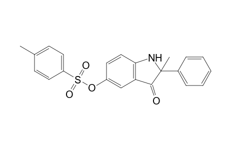 (2-methyl-3-oxidanylidene-2-phenyl-1H-indol-5-yl) 4-methylbenzenesulfonate